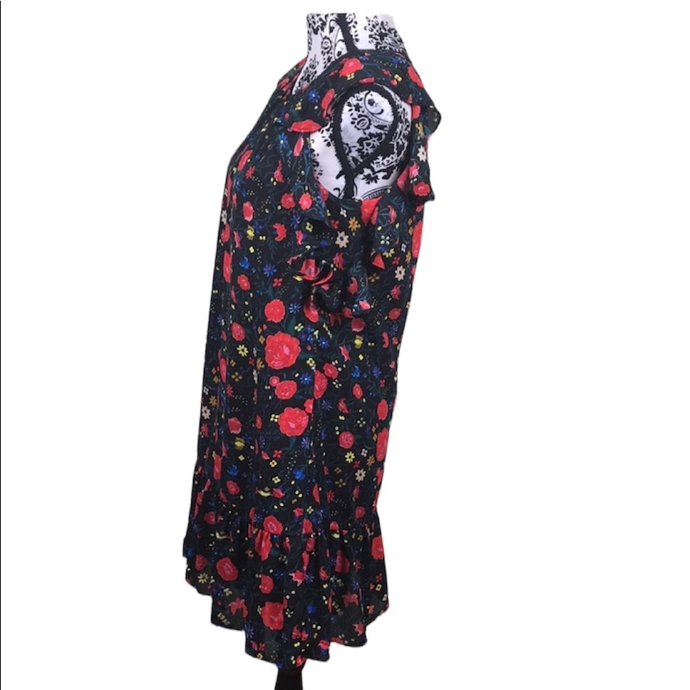 J. CREW Women’s Dress Black Red - Picture 3 of 8